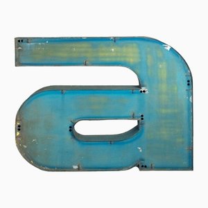 Letter A Sign in Metal
