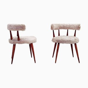 Mid-Century Scandinavian Cocktail Chairs, 1950s, Set of 2