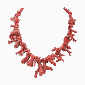 Italienische Korallen Halskette