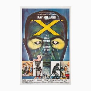 The Man with the X-Ray Eyes 1 Sheet Film Poster, USA, 1963