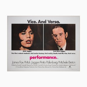 Affiche de Film de Performance Originale, Royaume-Uni, 1970s