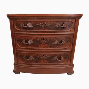 Antique Carved Mahogany Chest of Drawers