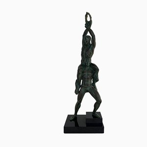 Art Deco Athlete Sculpture by Max Le Verrier