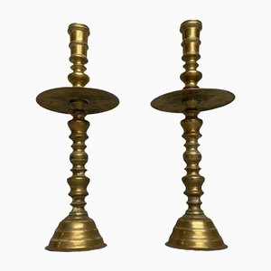 Candelabros vintage de cobre. Juego de 2