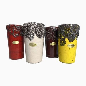 Vasen von Otto Keramik, 4er Set