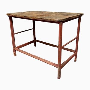 Industrial Wooden Side Table