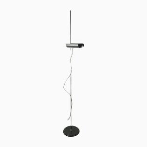 Chrome-Plated and Metal 333 DIM Floor Lamp by Vico Magistretti for Oluce, 1975