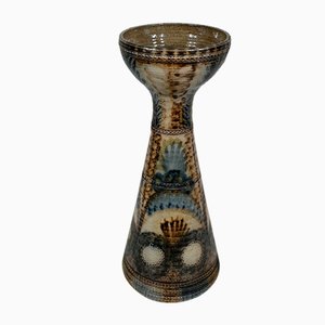Salt Sandstone Vase by J-C. Courjault for Keraluc Quimper, 1960s