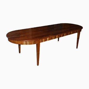Ovaler Esstisch aus Kirschholz
