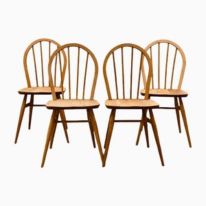 Dining Chairs in Light Elm by Lucian Ercolani for Ercol, Set of 4