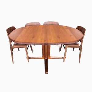 Danish Oval Dining Table in Solid Teak