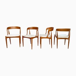 Danish Teak Dining Chairs by Johannes Andersen for Uldum Furniture Factory, 1960s, Set of 4
