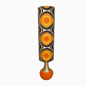 Floor Lamp with Illuminated Glass Foot from Doria, 1970s