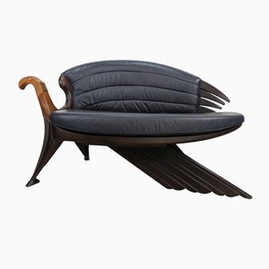 Adlerförmiges Sofa aus Kunstleder
