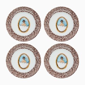 Assiettes à Pain Man de Lithian Ricci, Set de 4