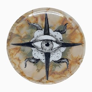 Star Eye Dinner Plate by Lithian Ricci