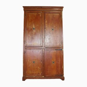Large 19th Century Food Storage Cabinet or Cupboard in Painted Pine