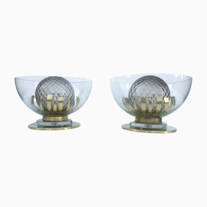 Brass Table Lamp, Set of 2