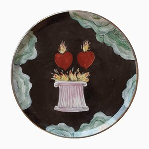 The Burning Love Serving Plate by Lithian Ricci