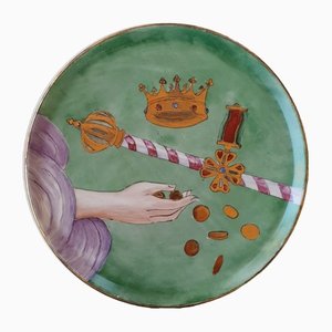 The Cornucopia Serving Plate by Lithian Ricci