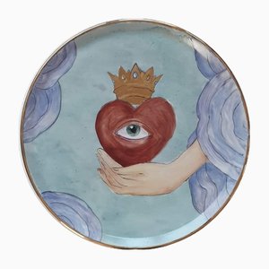 The Love Serving Plate by Lithian Ricci