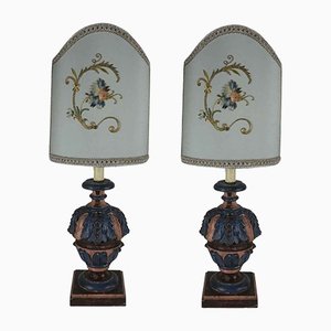 Ancient Embroidery Lamps, Set of 2