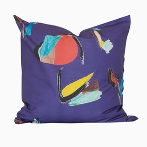 Square Purple Pod Pillow by Naomi Clark for Fort Makers
