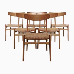 CH23 Model Dining Chairs by Hans Wegner for Carl Hansen & Soon, Set of 6
