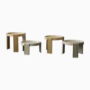 Marema Coffee Tables by Gianfranco Frattini for Cassina, Set of 4