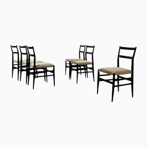Leichte Stühle von Gio Ponti für Cassina, 1950er, 6er Set