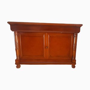 Vintage Commode in Mahogany with Drawer and Doors