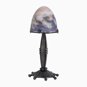 Art Deco Mushroom Lamp by Muller Freres Lunéville for Muller Frères