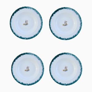 Snakes Dinner Plates by Lithian Ricci, Set of 4