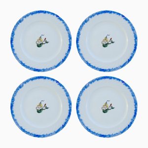 P12 Dinner Plates by Lithian Ricci, Set of 4