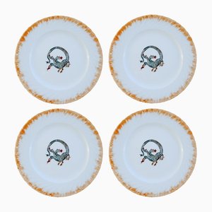 P14 Dinner Plates by Lithian Ricci, Set of 4