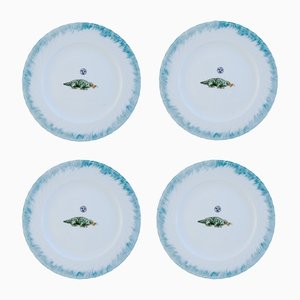 P17 Dinner Plates by Lithian Ricci, Set of 4