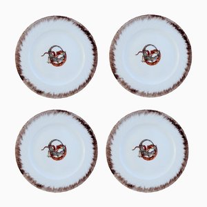 P2 Dinner Plates by Lithian Ricci, Set of 4
