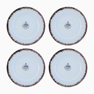 P21 Dinner Plates by Lithian Ricci, Set of 4