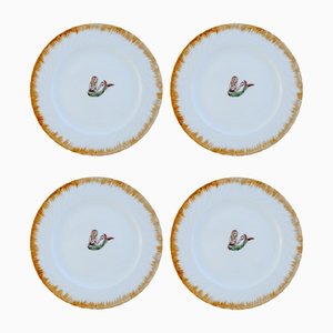 P22 Dinner Plates by Lithian Ricci, Set of 4