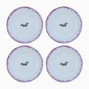 P23 Dinner Plates by Lithian Ricci, Set of 4