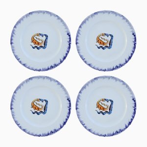P24 Dinner Plates by Lithian Ricci, Set of 4