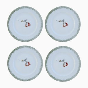 P5 Dinner Plates by Lithian Ricci, Set of 4