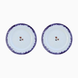 F4 Dessert Plates by Lithian Ricci, Set of 2