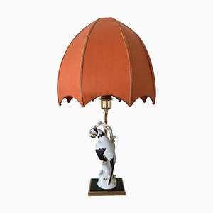 Italienische Handbemalte Porzellan Tischlampe