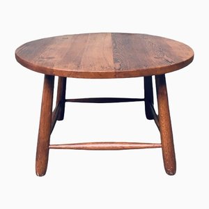 Wabi-Sabi Oak Side or Coffee Table, 1950s