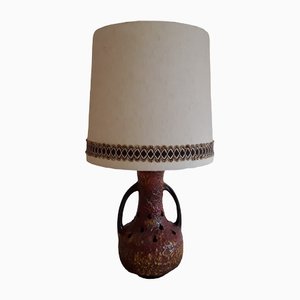 Lampada da tavolo grande in ceramica, anni '70