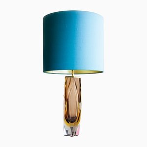 Sommerso Murano Glass Table Lamp, Italy, 1960s