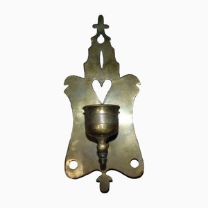 Vintage Hanging Candleholder in Brass, 1960s-1970s
