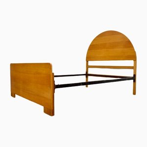Vintage Art Deco Oak Bed from E. Gomme, 1930s
