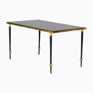 Steel, Brass and Glass Coffee Table